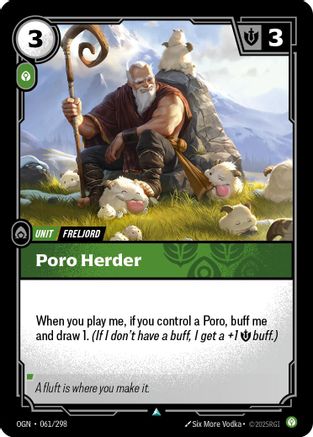 Image of Poro Herder (061/298) - Origins