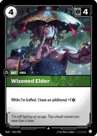 Image of Wizened Elder (065/298) - Origins