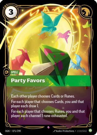 Image of Party Favors (071/298) - Origins Foil