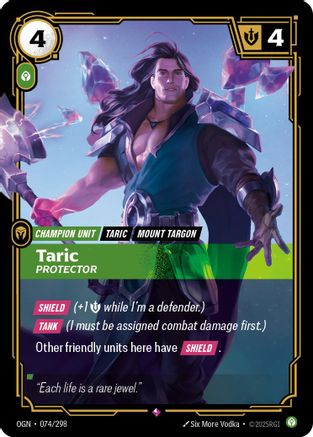Image of Taric - Protector (074/298) - Origins Foil