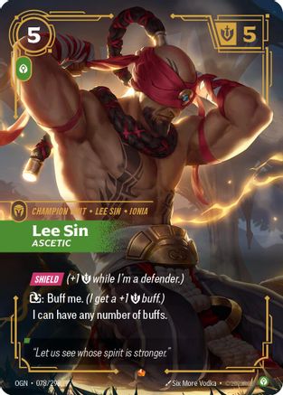 Image of Lee Sin - Ascetic (078/298) - Origins Foil