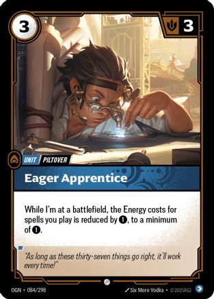 Image of Eager Apprentice (084/298) - Origins