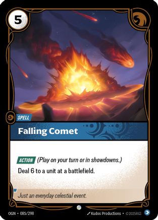 Image of Falling Comet (085/298) - Origins