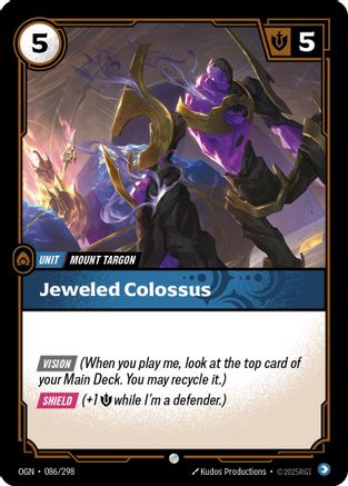 Image of Jeweled Colossus (086/298) - Origins