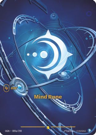 Image of Mind Rune (Alternate Art) (089a/298) - Origins Foil