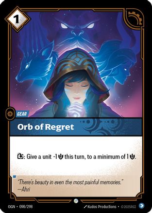 Image of Orb of Regret (090/298) - Origins