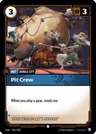Image of Pit Crew (091/298) - Origins