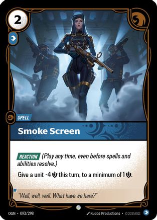 Image of Smoke Screen (093/298) - Origins