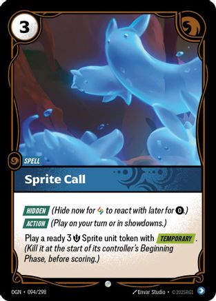 Image of Sprite Call (094/298) - Origins Foil