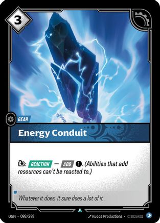 Image of Energy Conduit (098/298) - Origins