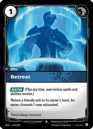 Image of Retreat (104/298) - Origins
