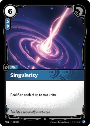 Image of Singularity (105/298) - Origins Foil