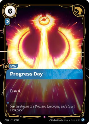 Image of Progress Day (114/298) - Origins Foil