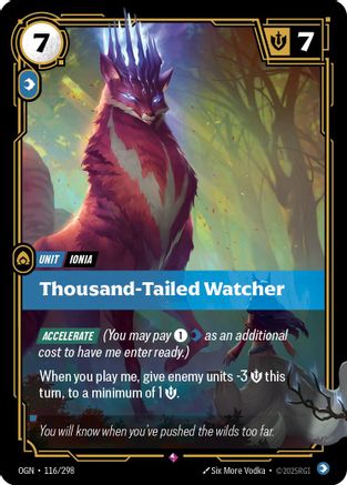 Image of Thousand-Tailed Watcher (116/298) - Origins Foil