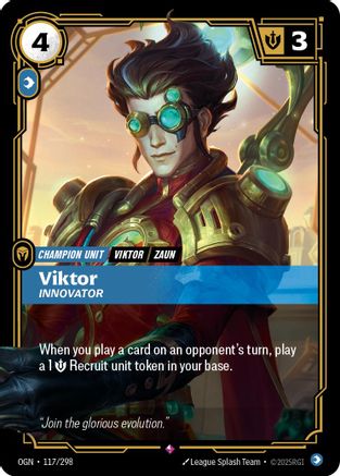 Image of Viktor - Innovator (117/298) - Origins Foil