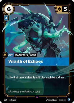 Image of Wraith of Echoes (118/298) - Origins Foil
