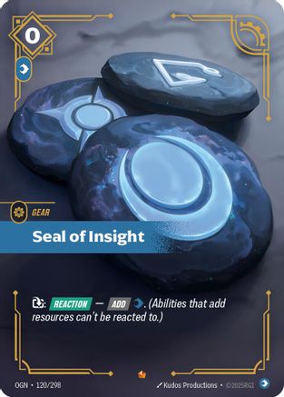 Image of Seal of Insight (120/298) - Origins Foil