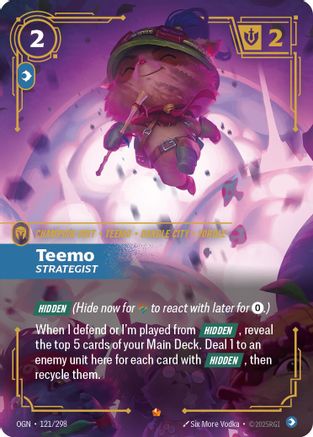 Image of Teemo - Strategist (121/298) - Origins Foil