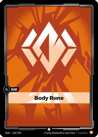 Image of Body Rune (126/298) - Origins Foil