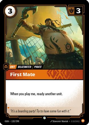 Image of First Mate (132/298) - Origins