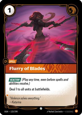 Image of Flurry of Blades (133/298) - Origins