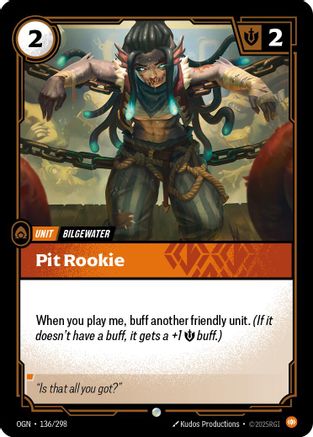 Image of Pit Rookie (136/298) - Origins Foil