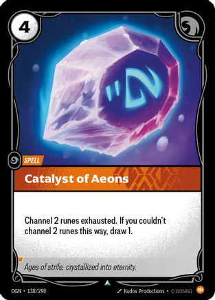 Image of Catalyst of Aeons (138/298) - Origins Foil