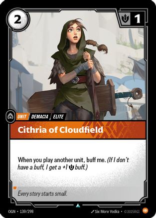 Image of Cithria of Cloudfield (139/298) - Origins