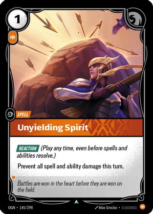 Image of Unyielding Spirit (145/298) - Origins