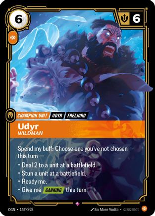 Image of Udyr - Wildman (157/298) - Origins Foil