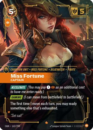 Image of Miss Fortune - Captain (162/298) - Origins Foil