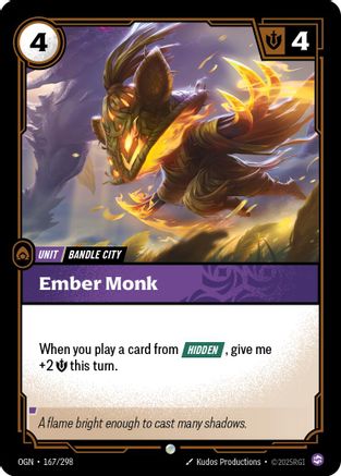 Image of Ember Monk (167/298) - Origins