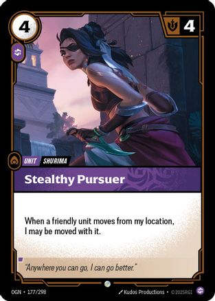 Image of Stealthy Pursuer (177/298) - Origins Foil