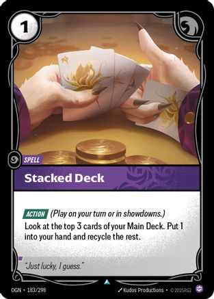 Image of Stacked Deck (183/298) - Origins