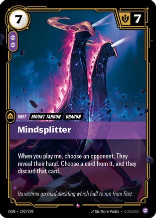 Image of Mindsplitter (192/298) - Origins Foil