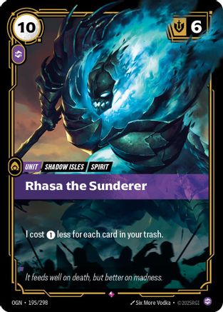 Image of Rhasa the Sunderer (195/298) - Origins Foil