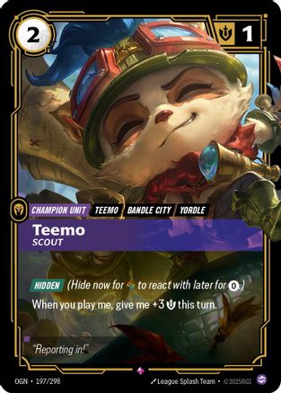 Image of Teemo - Scout (197/298) - Origins Foil