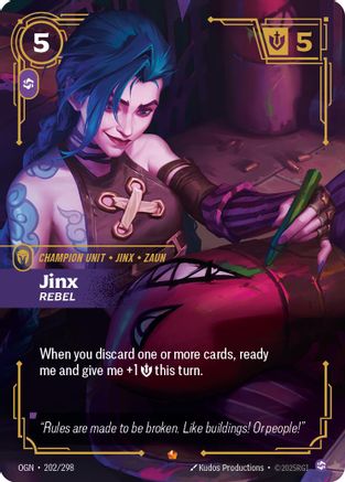 Image of Jinx - Rebel (202/298) - Origins Foil
