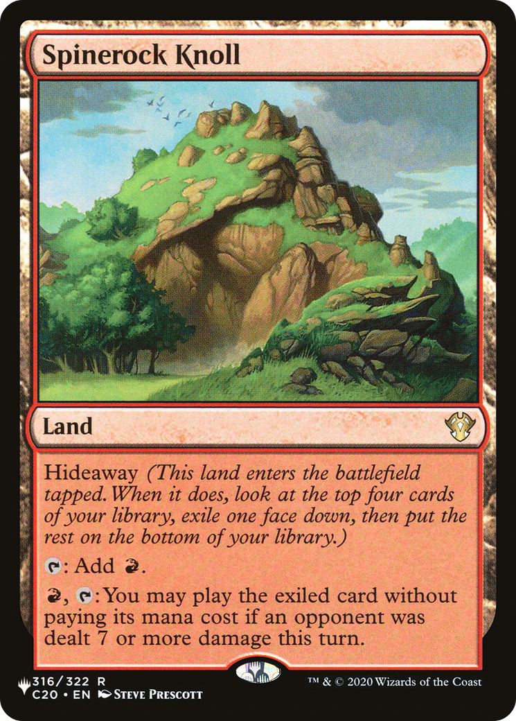 Image of Spinerock Knoll [Secret Lair: Heads I Win, Tails You Lose]
