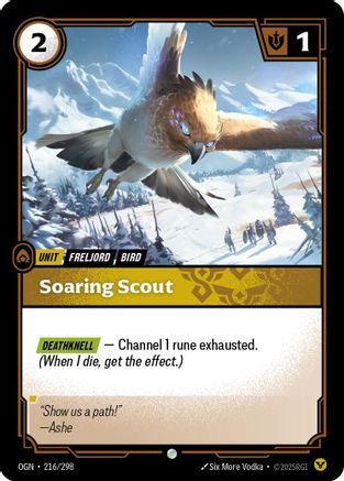 Image of Soaring Scout (216/298) - Origins Foil