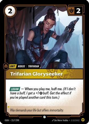 Image of Trifarian Gloryseeker (217/298) - Origins Foil