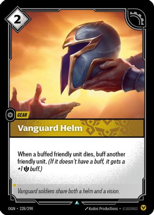 Image of Vanguard Helm (228/298) - Origins