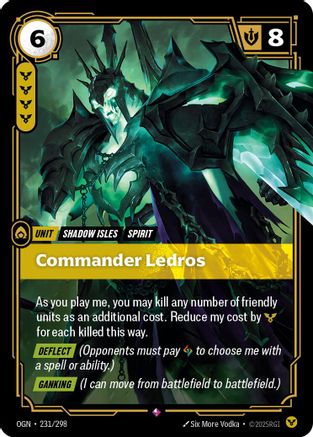 Image of Commander Ledros (231/298) - Origins Foil