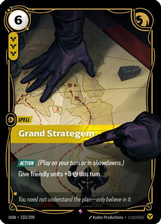 Image of Grand Strategem (233/298) - Origins Foil