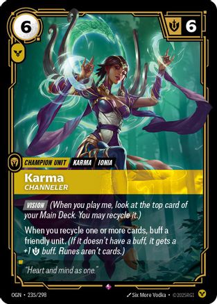 Image of Karma - Channeler (235/298) - Origins Foil