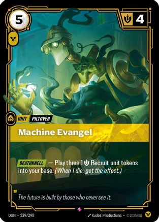 Image of Machine Evangel (239/298) - Origins Foil