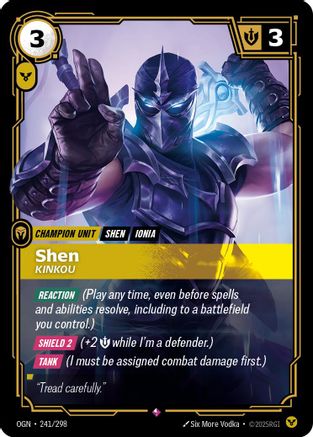 Image of Shen - Kinkou (241/298) - Origins Foil
