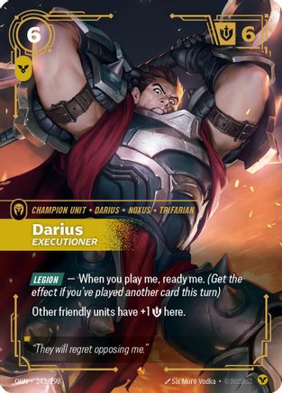 Image of Darius - Executioner (243/298) - Origins Foil