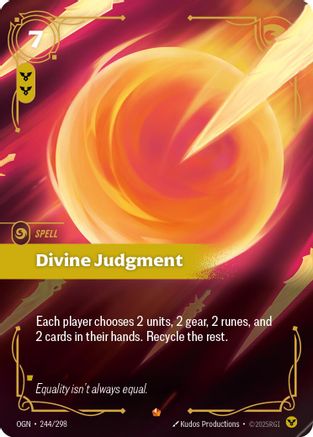 Image of Divine Judgment (244/298) - Origins Foil
