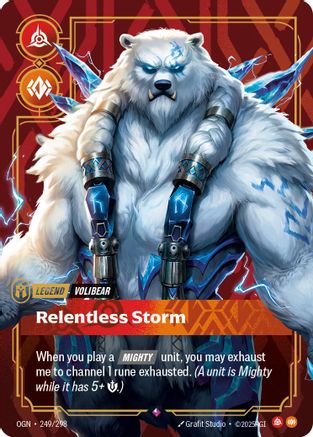 Image of Volibear - Relentless Storm (249/298) - Origins Foil